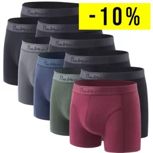 5 Sorte og 5 farvede bambus underbukser