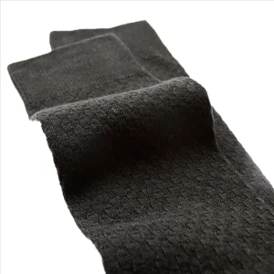 6-pak bambus strømper med struktur Navy/Sort